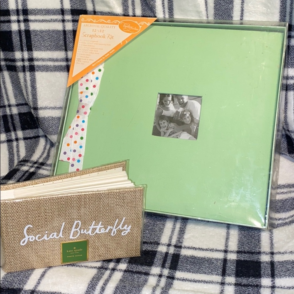 KATE SPADE photo album & Scrapbook starter kit